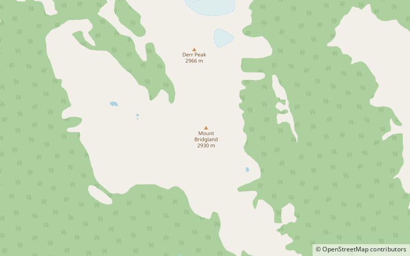 Mount Bridgland location map