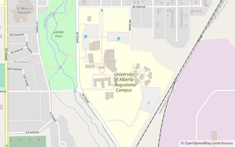 university of alberta augustana faculty camrose location map