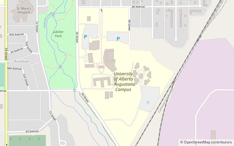 University of Alberta Augustana Faculty location map