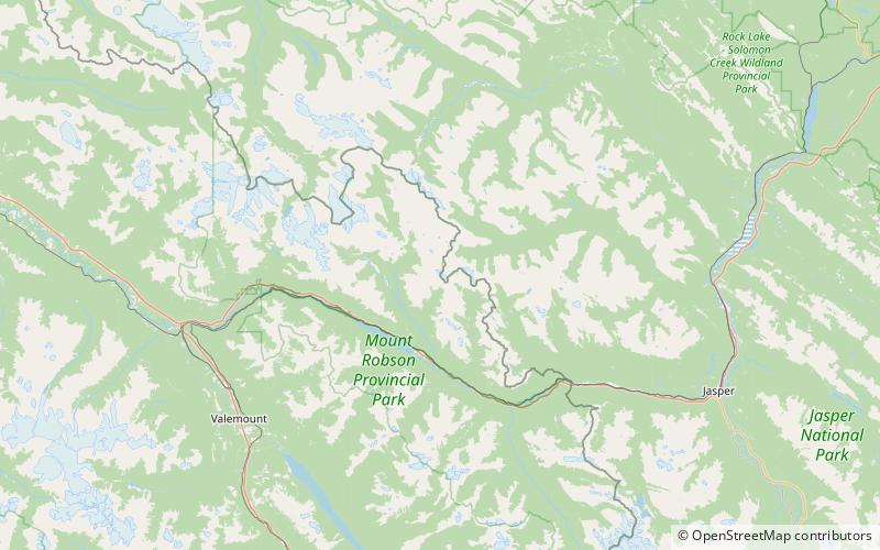 mount machray parque provincial monte robson location map