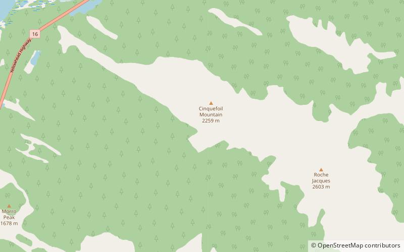 Cinquefoil Mountain location map