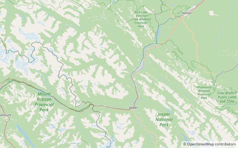 chetamon mountain jasper nationalpark location map