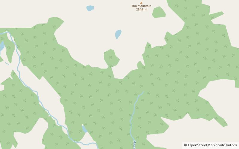 arctomys falls mount robson provincial park location map