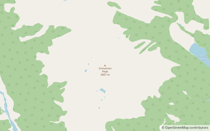 Cinnamon Peak location map