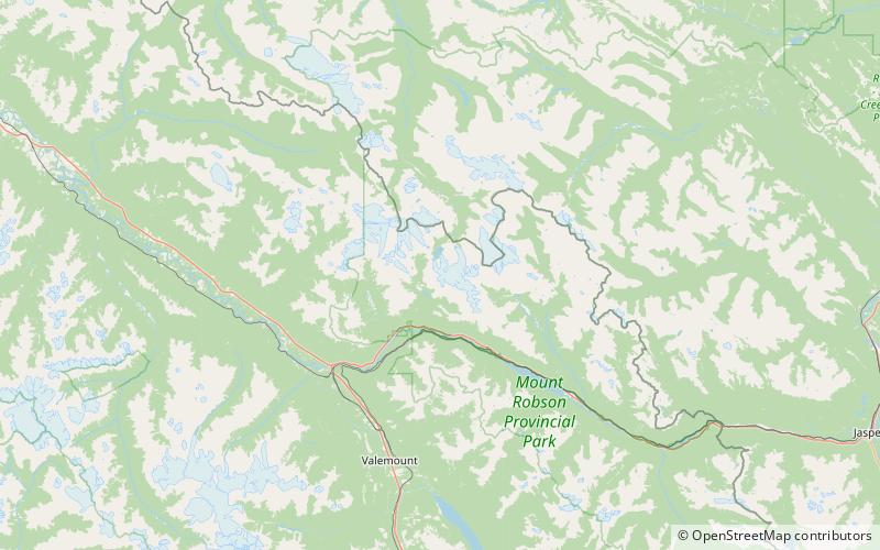 Kanadische Rocky Mountains location map