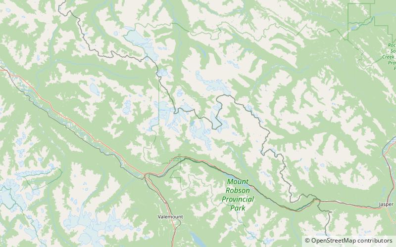 Rearguard Mountain location map