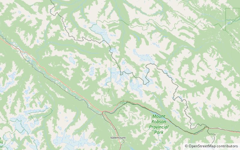 mount phillips parc provincial du mont robson location map