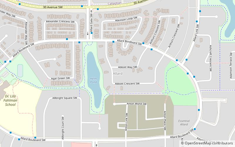 allard edmonton location map