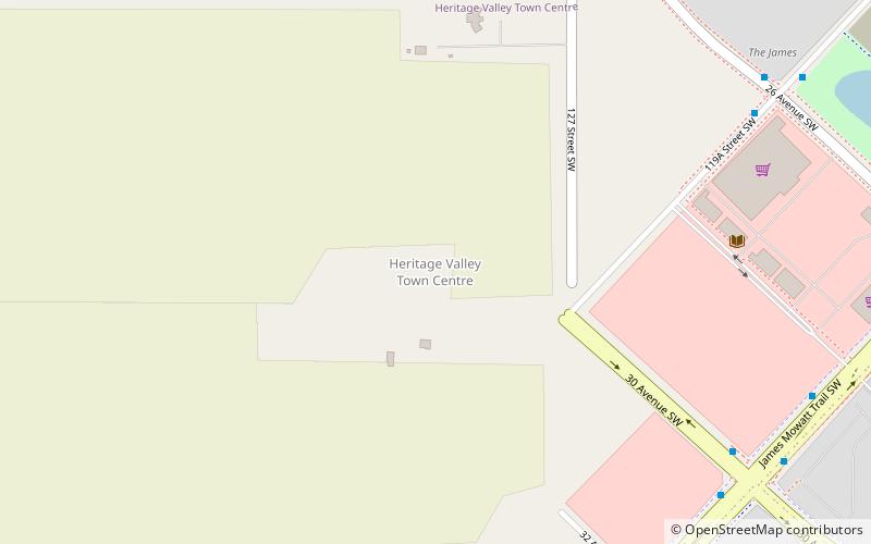 heritage valley town centre edmonton location map