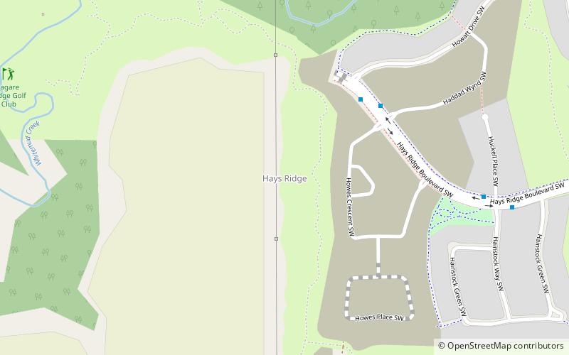 Hays Ridge location map