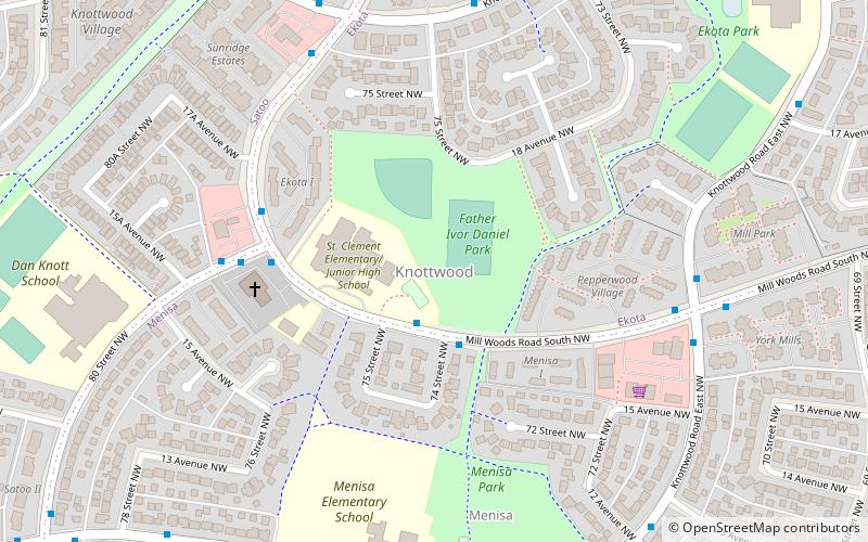 knottwood edmonton location map