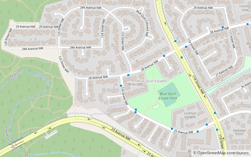 blue quill estates edmonton location map