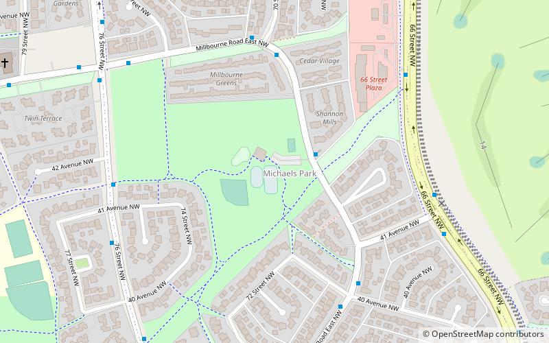 michaels park edmonton location map