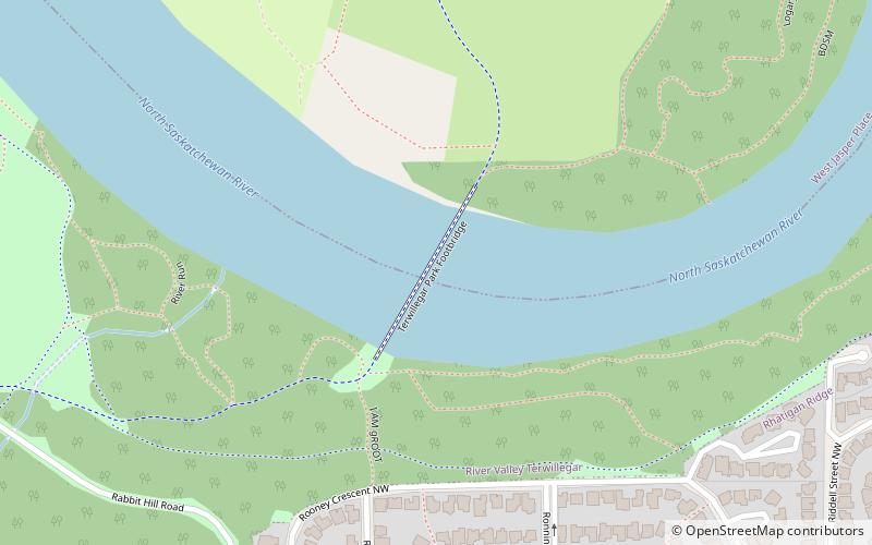 Terwillegar Park Footbridge location map