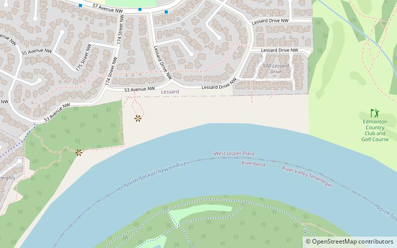 Edmonton–McClung location map