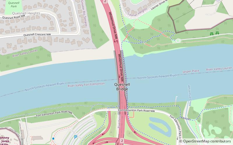 Quesnell Bridge location map