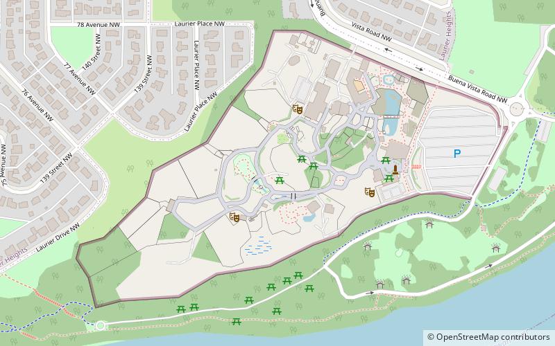 Edmonton Valley Zoo location map