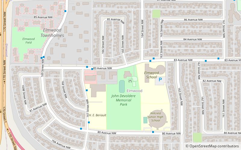 Elmwood Community League location map