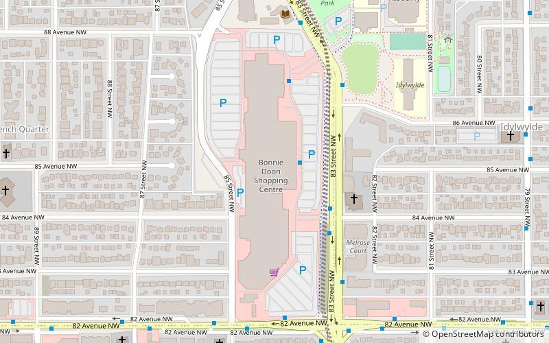 bonnie doon shopping centre edmonton location map