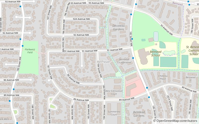 Belmead location map