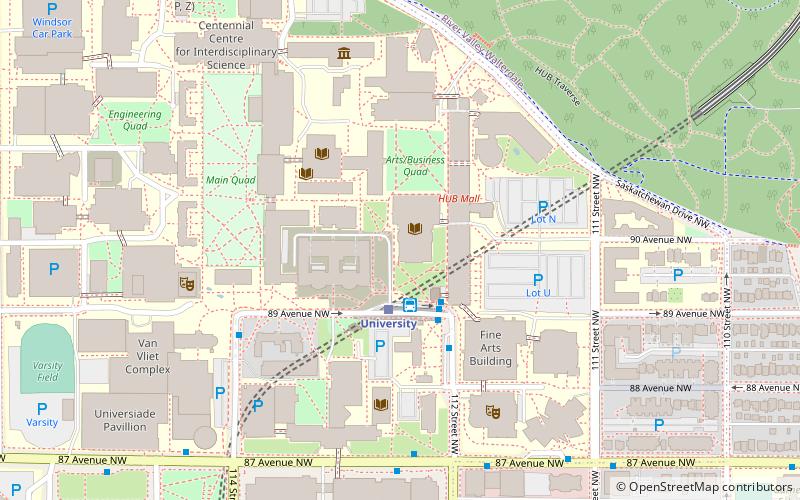 Rutherford Library location map