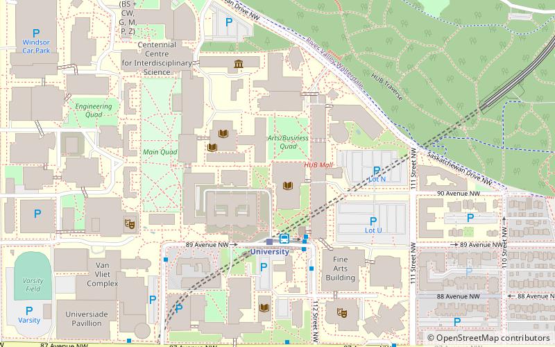 Rutherford House location map