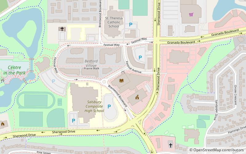 Strathcona County Library location map