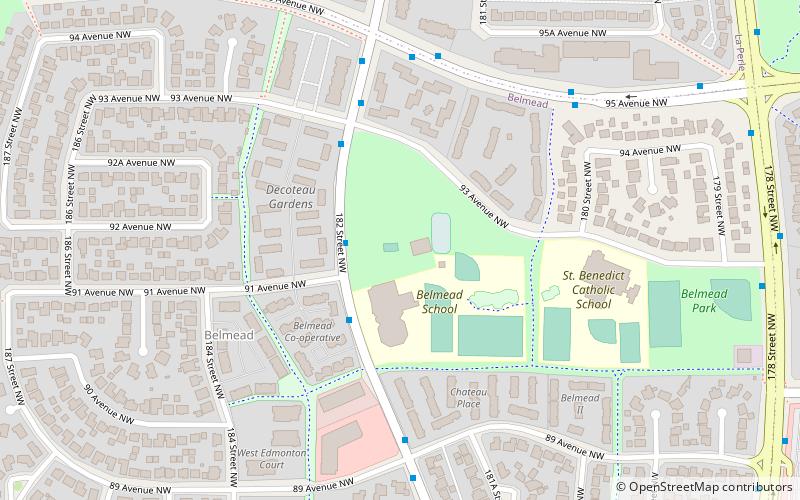 Belmead Community League location map