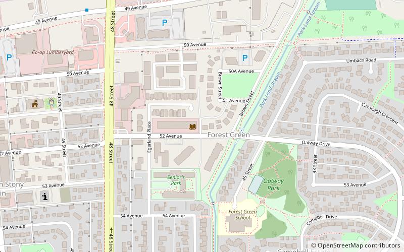 stony plain public library location map