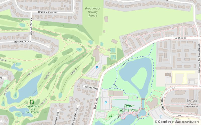 Broadmoor Public Golf Course location map