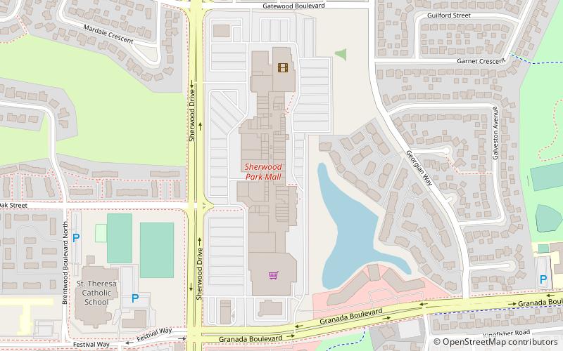 sherwood park mall location map