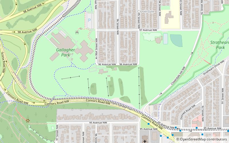 gallagher park edmonton location map