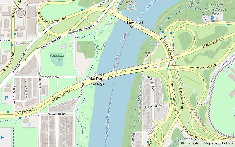 James MacDonald Bridge location map