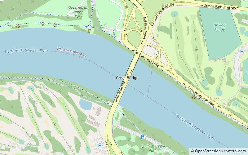 Groat Bridge location map