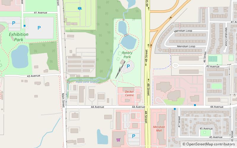 Stony Plain Visitor Information Centre location map