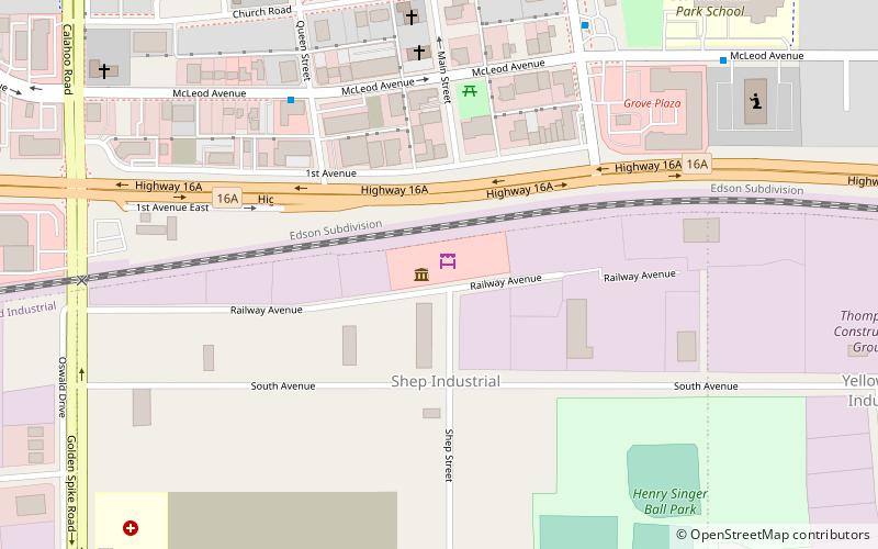 Spruce Grove Grain Elevator Museum location map