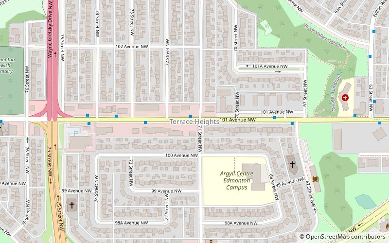Terrace Heights location map