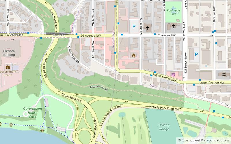 124 street edmonton location map