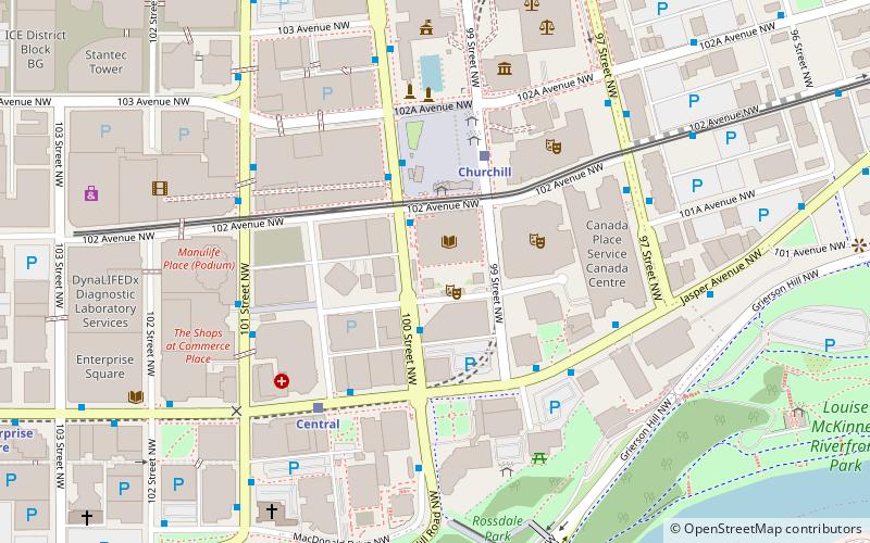 Edmonton Public Library location map