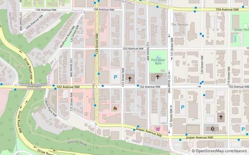 Robertson-Wesley United Church location map