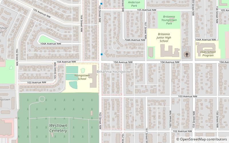 Britannia Youngstown location map