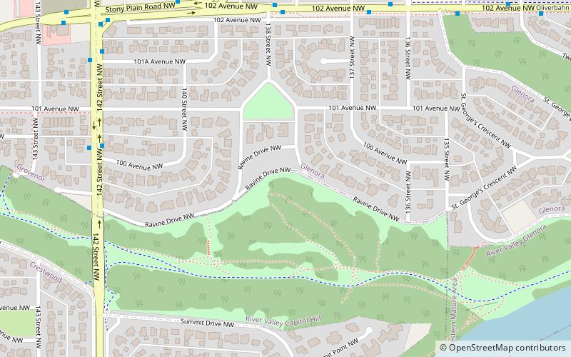 Edmonton–Centre-Ville location map