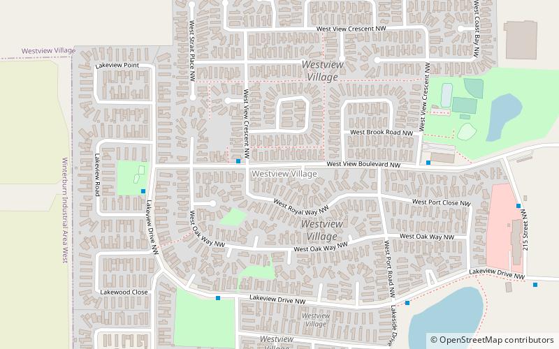 westview village edmonton location map