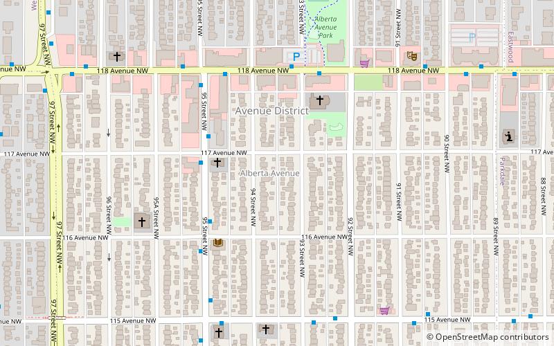 Alberta Avenue location map