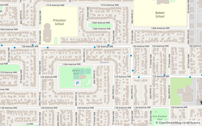 balwin edmonton location map