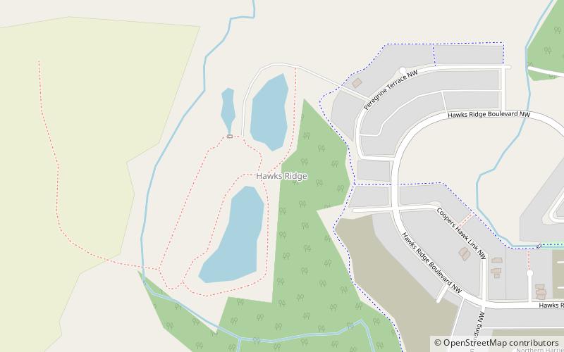 Hawks Ridge location map