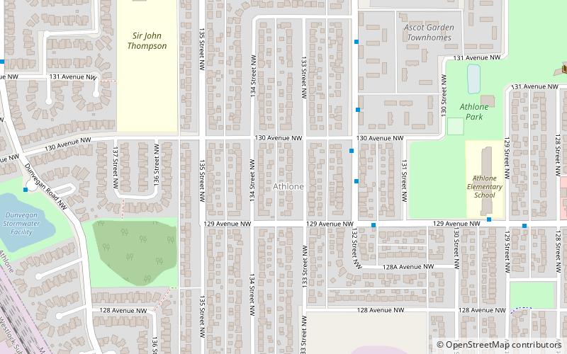 athlone edmonton location map