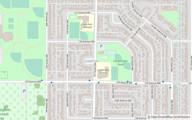 Lauderdale location map