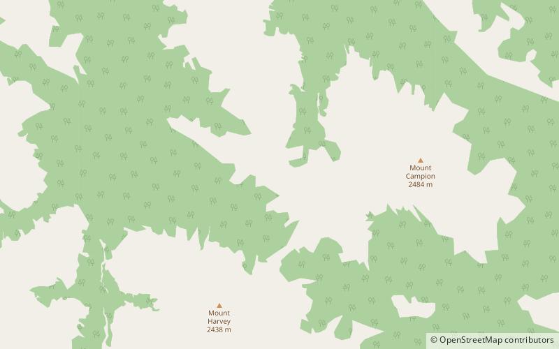 mount campion willmore wilderness park location map