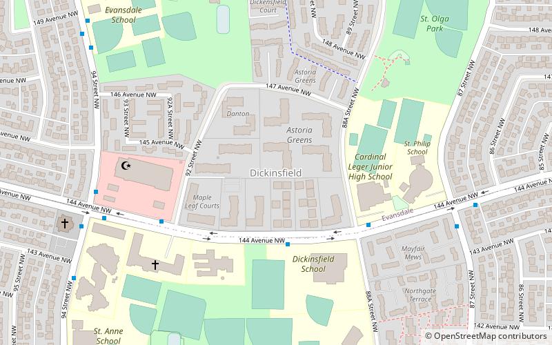 Dickinsfield location map